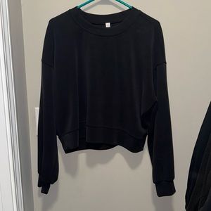 Lululemon softstreme perfectly oversized cropped crew!! NEVER WORN